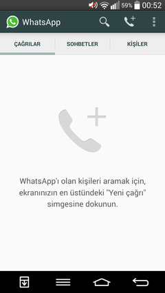 WhatsApp sesli arama özelliği Android'e geldi (gitti)