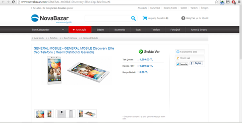 Elite - Stokta var Diyor 1300.tl