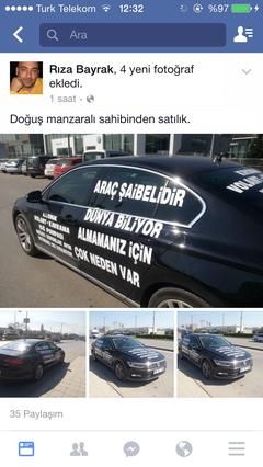  B8 Passat Sahibinin Sticker'lı İsyanı!