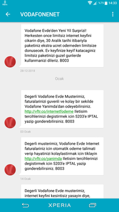 VODAFONE "AŞIRI İNTERNET KULLANDINIZ PAKETİNİZ DEGİŞTİRİLECEK" DİYE ARADIYSA YAPMANIZ GEREKENLER