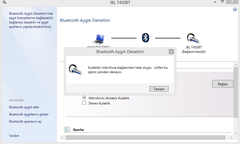 Kulaklıklı mikrofona bağlanırken hata oluştu ?