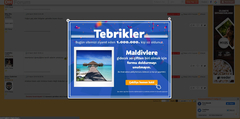 Tebrikler ! Bugün sitemizi ziyaret eden 1.0000.000 kişi siz oldunuz !