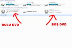  NERO DVD R Yİ CD R olarak görüyor...
