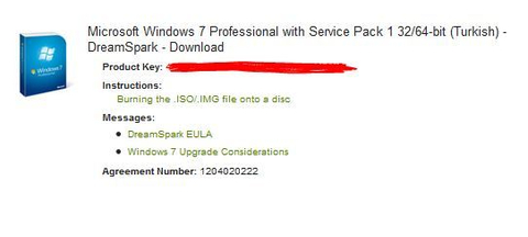 Windows 7 Professional SP1 32/64-bit Turkish - Lisans