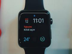  SATILDI-Apple Watch Sport 42 mm 3 Aylık + 8 Kordon
