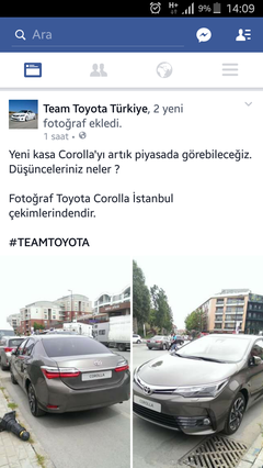 TOYOTA COROLLA (2013-2019) ve (2019-) ANA KONU TEMEL BİLGİLER İLK SAYFADA