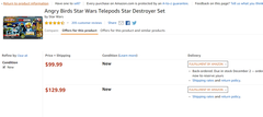 D&R ve IDEFIX Star Wars Angry Birds Absw Telepods Star Destroyer 85 TL