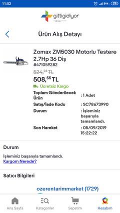  Ağaç kesme odun motoru Motorlu Testere