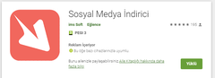 Sosyal medyadaki içerikleri indirme uygulaması