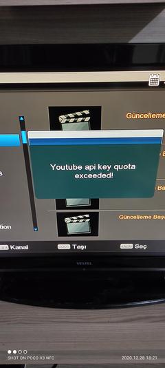 Uydu alıcısı YouTube Bağlantı sorunu