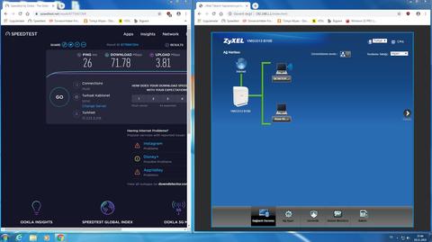 SATILMIŞTIR Zyxel VMG 3312-B10B VDSL2 Modem (Tüm Operetörlerde Çalışır)