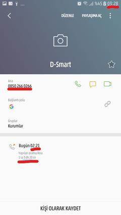 Tam 1 Saat 2 Dakika Kimsenin Bakmadan Beklettiği Ulaşılamayan D-Smart Müşteri Hizmetleri Kalitesi