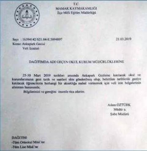 Ankapark’a zorunlu öğrenci ziyareti