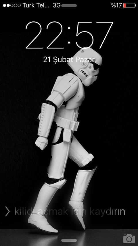 Herkes kilit ekranını atsın