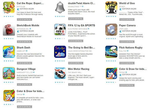 BİTTİ!! Müthiş İndirim Google Play'de Herşey 45 Kuruş İlk Mesaj Güncel