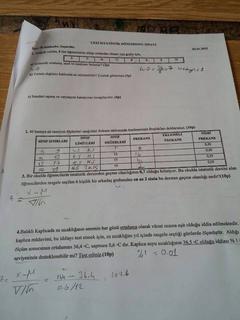  İstatistik soruları.. Yardım