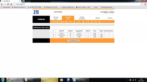 IP Kamera MODEM Port Açma Hakkında ve AYAR YARDIMI Lütfen