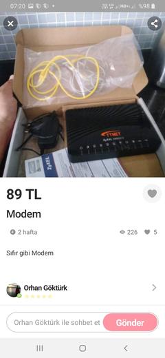 telekom için modem? 