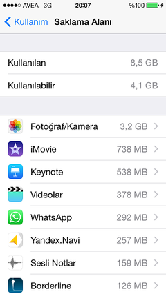  iPhone 5'te Hafıza Kaplayan Fotoğraflar Gözükmüyor