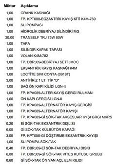  Yokuş yukarı kalkarken yarım debriyajda gelen sürtme veya gıcırtı sesi SORUNU nedir