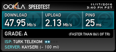  TTNET Upload 4 MB/S OLDU