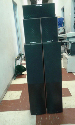  wharfedale crystal serisi 5+1 hoparlor takımı (aktif sub dahil)