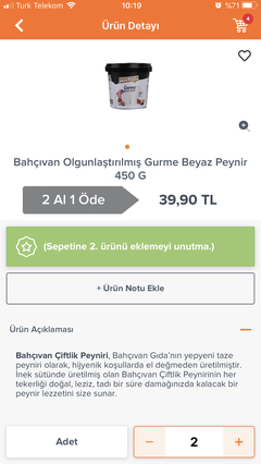 A101, Altınkılıç Inek Peyniri 21.95 TL, Migros'tan atak geldi