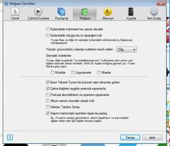  itunes 'indirilenleri denetle' sorunu