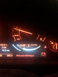 BMW F30 320d Akü Şarj Edilmiyor uyarısı?