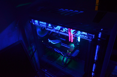 Ekran Kartı Backplate (RGB Ledli) Özel Yapım