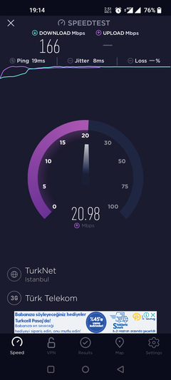 TÜM OPERATÖRLER 4,5G HIZ TESTİ [ANA KONU] 5G YE DOĞRU ADIM ADIM