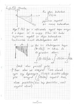  Türev-İntegral mantıgını anlamaya yardımcı 14 sayfalık özel not