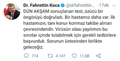 Türkiye'de 2. Koronavirüs Vakası