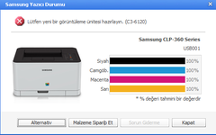  Samsung Yazıcı hatası ( Yardım )