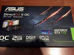  2 GB Asus GTX 770 DirectCU II OC (Satılmıştır)