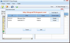  DLNA özelliği olan Tüm TVler için Alternatif Pc Share Manager (Samsung B/C serisi)