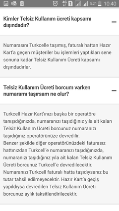 TELSİZ KULLANIM ÜCRETİ VE DİĞER TELSİZ ÜCRETLERİ HAKKINDA (2019)