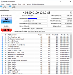 Hikvision HS-SSD-C100/120GB SSD Test Sonuçları
