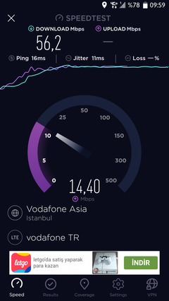 TÜM OPERATÖRLER 4,5G HIZ TESTİ [ANA KONU] 5G YE DOĞRU ADIM ADIM