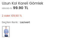 Bugüne Özel Seçili Gömlek 59.90 TL ve Ücretsiz Kargo