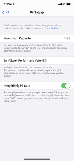 Pil Sağlığımızı paylaşıyoruz (iOS 11.3)