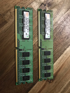 Hynix 2x1GB 1R*8 PC2- 6400U - 666 - 12  - 25 TL