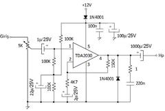  tda 2030 amplifikatör devresi sorun