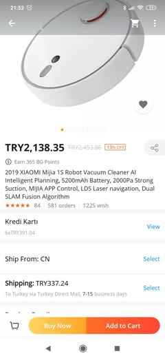 Xiaomi Robot Süpürge (S50, S5 Max, S6, 1S, 1C, STYJ02YM, Viomi V2 /Pro /V3) Kullanıcılar Kulübü