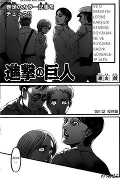 Shingeki No Kyojin (Attack on Titan) manga.Seri tamamlandı.