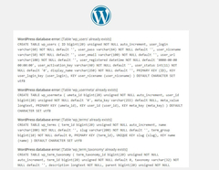  Acil Yardım ! Wordpress Hatası