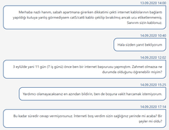 Türknet 10 Gündür İnterneti Bağlamadı (Sürekli otomatik cevaplar)
