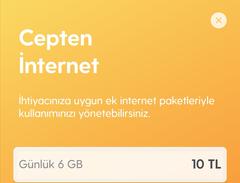 Turkcell Bugünle Sınırlı Haftalık 5 GB 15 TL