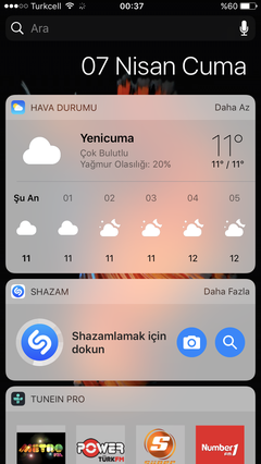 Olmazsa-Olmaz Widgets'lar | 