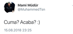 Cuma? Acaba? :)